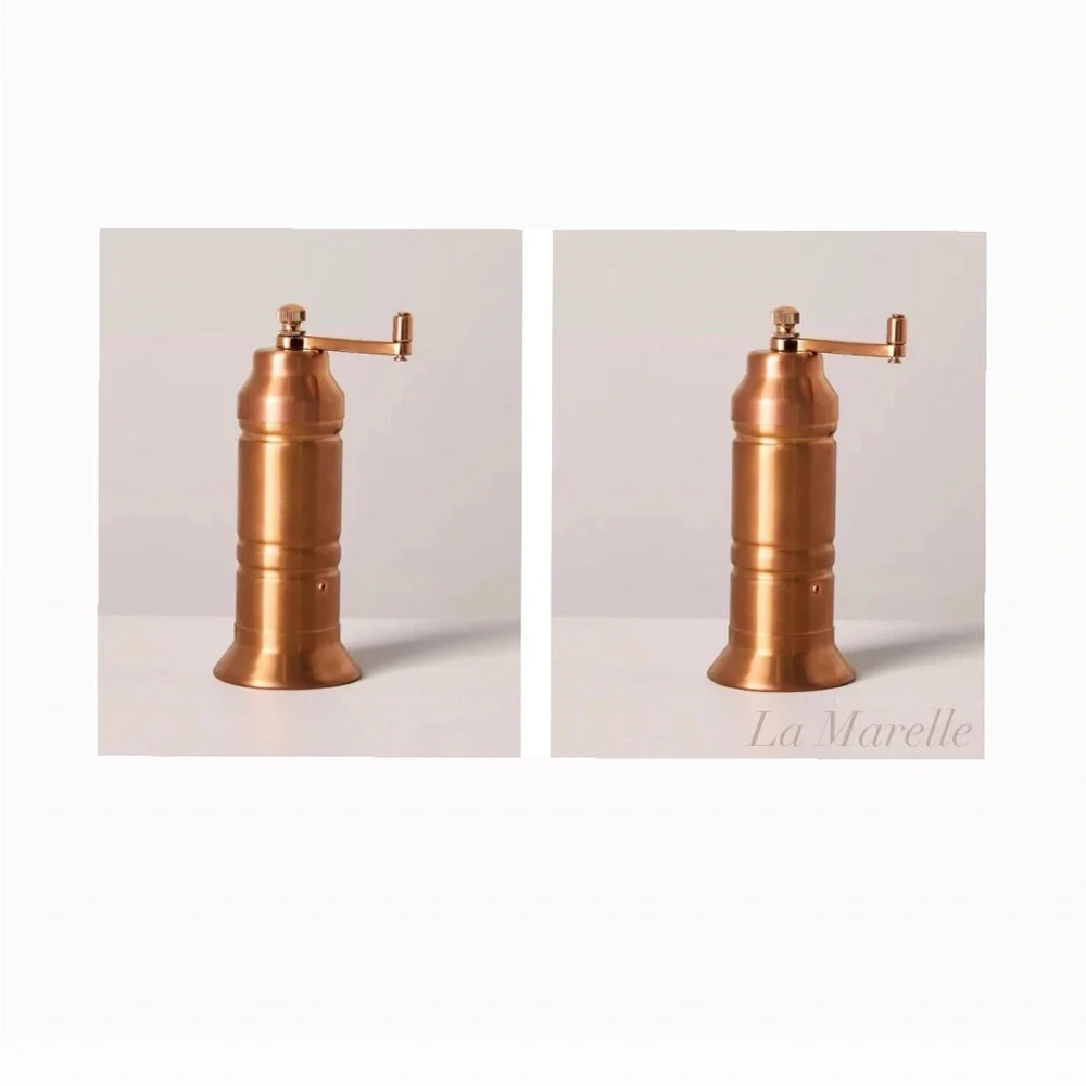 2 | Short Salt and Pepper Crank Grinder Copper Finish - Hearth & Hand Magnolia